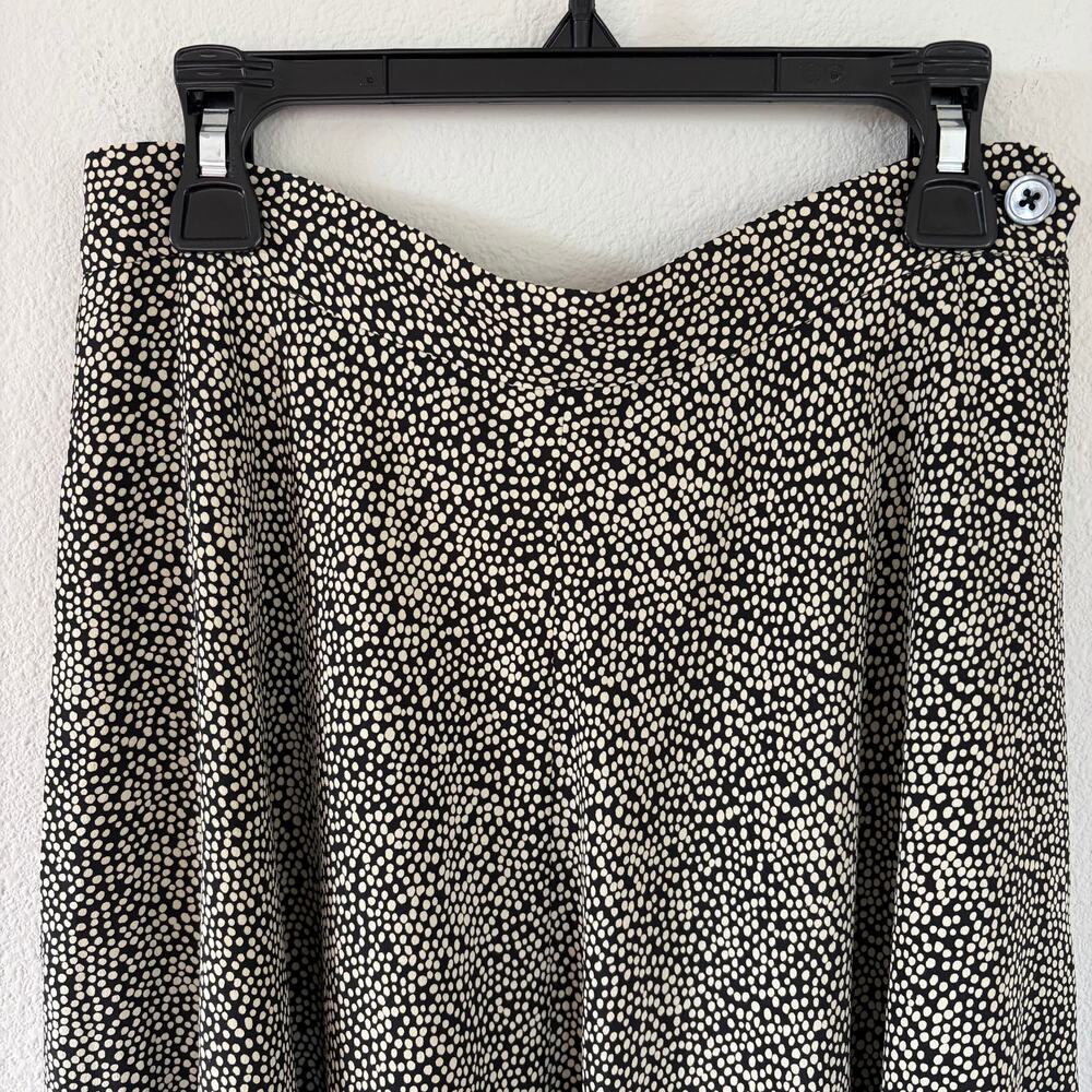 Ralph Lauren Purple Label 100% Silk Dotted Maxi Skirt (6) Vtg 90s - Picture 2 of 12